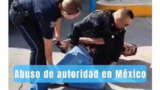 Abuso de autoridad repartidor es sometido injustamente por policías mientras compraba su lonche [upl. by Guillermo]