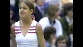 1972 Wimbledon Womens Single SemiFinal  Chris Evert vs Evonne Goolagong [upl. by Monjo]