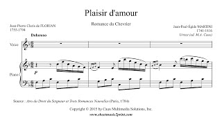 Martini  Plaisir damour  Urtext Voice 26  High F Major [upl. by Imuyam]