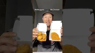 McNuggets vs McChicken Patty🍗 [upl. by Just]