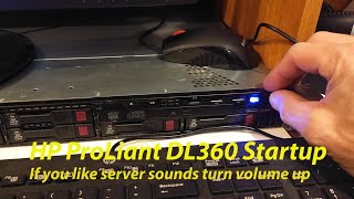 Cool Server Sounds  HP ProLiant DL360p Gen8 Startup [upl. by Rape]