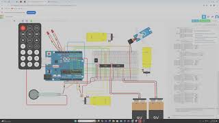 TinkerCAD MuscleBOT Simulation [upl. by Eyllom897]