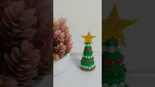 DIY Christmas Tree 🌲christmasdecor christmas diy diydecor handmade handmadedecor craft yt [upl. by Sykleb637]