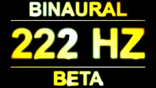 PURE 222HZ BINAURAL BEATS 🔊  8D  BETA [upl. by Knox]