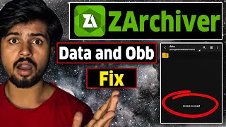 Zarchiver data File Problem  Zarchiver Cant Use This Folder  Android 11  12 13 14 Working [upl. by Glover]