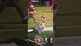 Ricky Pearsalls Unbelievable Comeback First TD After Tragedy 🏈 shorts nfl 49ers [upl. by Davies]