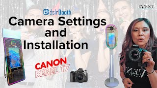 DSLR Camera Settings and Installation [upl. by Clarey]