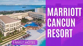 Marriott Cancun Resort  a great 5star family luxury hotel perfect location and pool [upl. by Ruiz]