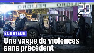 Équateur  Le pays fait face à une montée inouïe de violences [upl. by Aryad660]