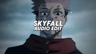 skyfall  adele slowed「 edit audio 」 [upl. by Aseefan671]