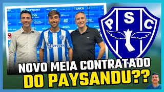 QUEM É O NOVO MEIA CONTRATADO DO PAYSANDU  HENRIQUE SALOMONI JÁ TREINOU NA CURUZU [upl. by Damas93]