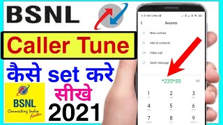 how to set caller tune in bsnl  bsnl me caller tune kaise lagaye  bsnl caller tune activate kare [upl. by Furie942]