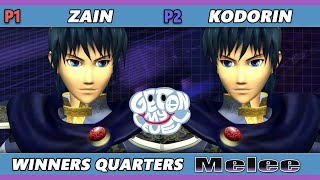 GOML 2023  Zain Marth Vs KoDoRin Marth Smash Melee  SSBM [upl. by Lapides]