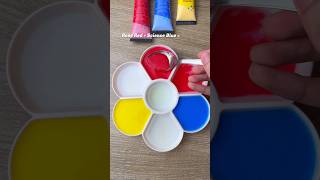 Red  Blue  Yellow color mixing Very satisfying colormixing oddlysatisfying colors art [upl. by Ermengarde955]