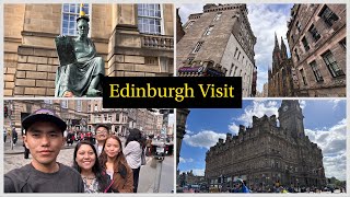 Edinburgh city tour  David Hume statue  Greyfriars Bobby’s nose [upl. by Arad]