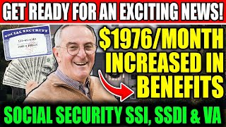 Important Update 1973 Monthly Increase for Social Security SSI amp SSDI Starting November 2024 [upl. by Eserehs]