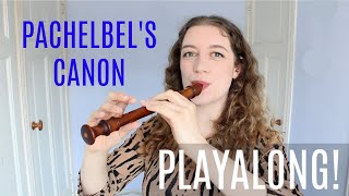 Playalong Pachelbels Canon  Team Recorder [upl. by Bradley]