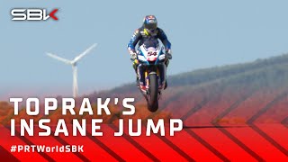 Toprak Airlines RETURNS at Portimao with ENORMOUS jump in FP2 ✈️  PRTWorldSBK 🇵🇹 [upl. by Ruffina]