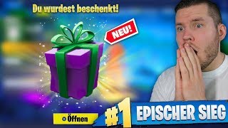 MEIN ERSTES GESCHENK IN FORTNITE [upl. by Kahler]