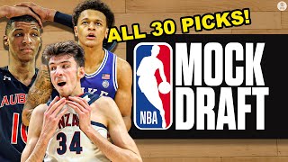 2022 NBA Mock Draft 20 ALL 30 FirstRound Picks  CBS Sports HQ [upl. by Angadresma]