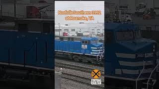 Norfolk Southern 3992 at Roanoke VA wwwvirtualrailfancom shorts [upl. by Peale]