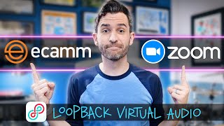 Use Loopback for Ecamm Audio with Zoom [upl. by Marijo]