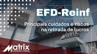 EFDREINF  DISTRIBUIÇÃO DE LUCROS [upl. by Alverta]