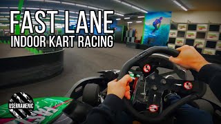 The INDOOR KART RACING EXPERIENCE  Fast Lane [upl. by Robin]