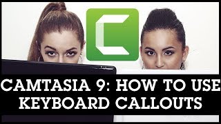 Camtasia 9 How To Use Keyboard  Keystroke Callouts [upl. by Hillegass]