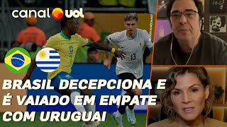 🔴 BRASIL É VAIADO EM EMPATE COM URUGUAI EQUIPE NÃO MOSTRA EVOLUÇÃO E VOLTA A SER POUCO CRIATIVO [upl. by Clark]