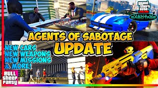 The Agents Of Sabotage DLC Update Everything New  December 10th GTA 5 Online Winter 2024 DLC [upl. by Htidirrem]