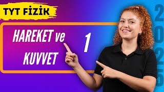 Hareket kavramları Düzgün Doğrusal Hareket  Hareket ve Kuvvet 1 27 Günde Tyt Fizik Kampı  4 Gün [upl. by Wilhelmine]