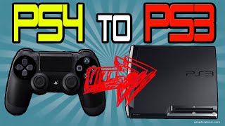 How To Easily Connect PS4 Controller to PS3 Console Wirelessly [upl. by Oinotnanauj433]