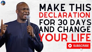 MAKE THIS DECLARATION FOR 30 DAYS amp WATCH YOUR LIFE amp DESTINY TURN AROUND  APOSTLE JOSHUA SELMAN [upl. by Rufe105]