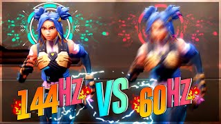 60hz vs 100hz vs 144hz Tests and Comparison [upl. by Dnomzed]