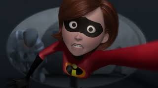 The Incredibles  Elastigirl Sneaks Into Base amp Gets StuckReverse [upl. by Maia]