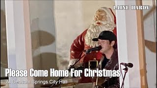 Laine Hardy  Please Come Home For Christmas  Laine at Denham Springs City Hall [upl. by Akym766]