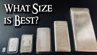 The Best Silver Bar Size for Silver Stacking or Silver Investing [upl. by Odlanir]