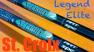 St Croix Legend Elite Casting amp Spinning Rod Review [upl. by Kenti]