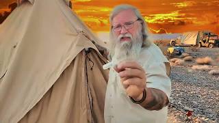 Affordable TENT Living White Duck Canvas Bell Tent PROS AND CONS OF CANVAS TENTS [upl. by Trebled]