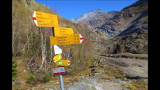 Belalp  Hängebrücke Massaschlucht  Riederalp  28 Okt 2014 [upl. by Alac]