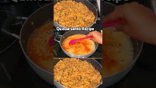 Quinoa lentil recipe recipe cooking healthy [upl. by Elyr]