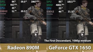 Ryzen AI 9 HX 370 Radeon 890M vs GeForce GTX 1650 [upl. by Eadith]