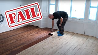 Wood Floor Refinishing FAILS 2 YouTubers Fail so you dont have to [upl. by Tawsha]