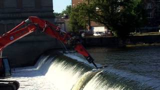 Des Plaines River Dam Removal  part 6 [upl. by Netsrik]