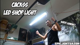 Cackss LED Shop Light  4800 Lumens  Product Review [upl. by Brott]