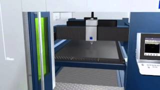 TRUMPF laser cutting TruLaser 3030 fiber  The machines functions at a glance [upl. by Fine852]