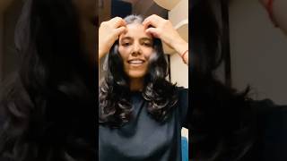 How I get Frizz free hair without any products haircare frizzfreehair ytshortsindia [upl. by Etnad]