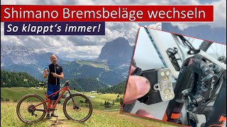 Shimano Bremsbeläge wechseln  so klappts immer [upl. by Clellan]