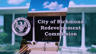 Richmond Redevelopment Commission meeting of July 16 2024 [upl. by Dawkins]